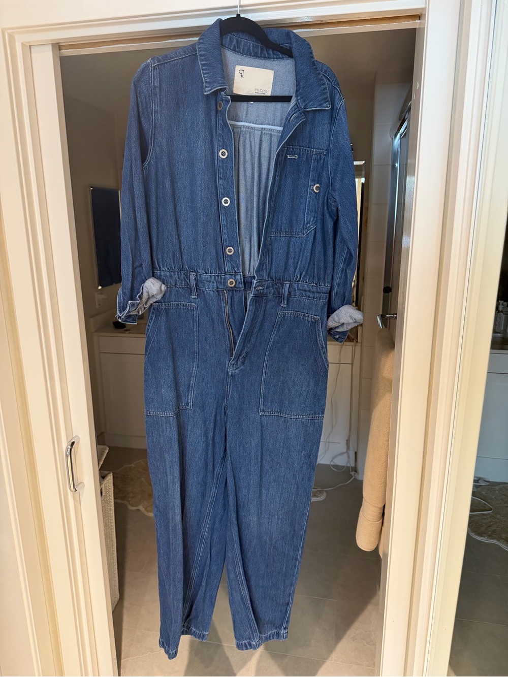 Pilcro denim jumpsuit - like new worn one time